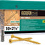 Tornillos madera exterior 2.5pulg #10 x 2.5 Torx resistente
