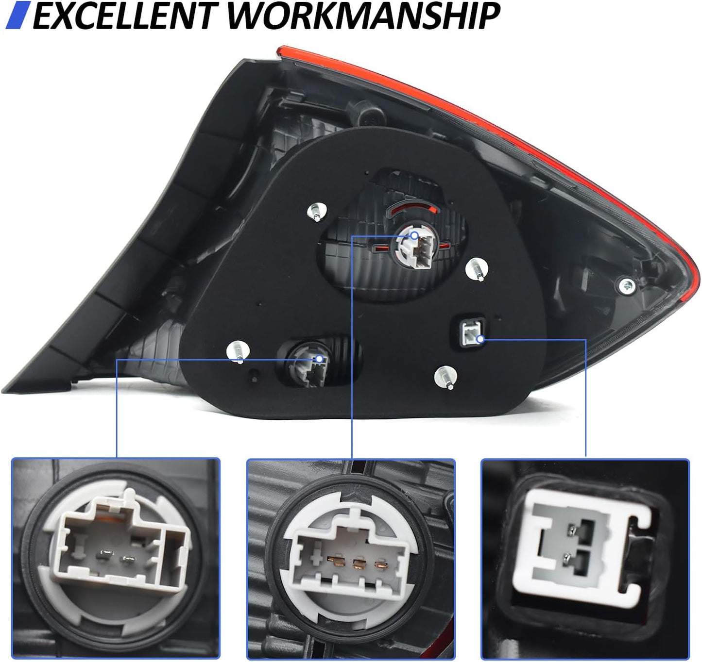 Luz trasera derecha Honda Civic 2013-2015 con bombilla