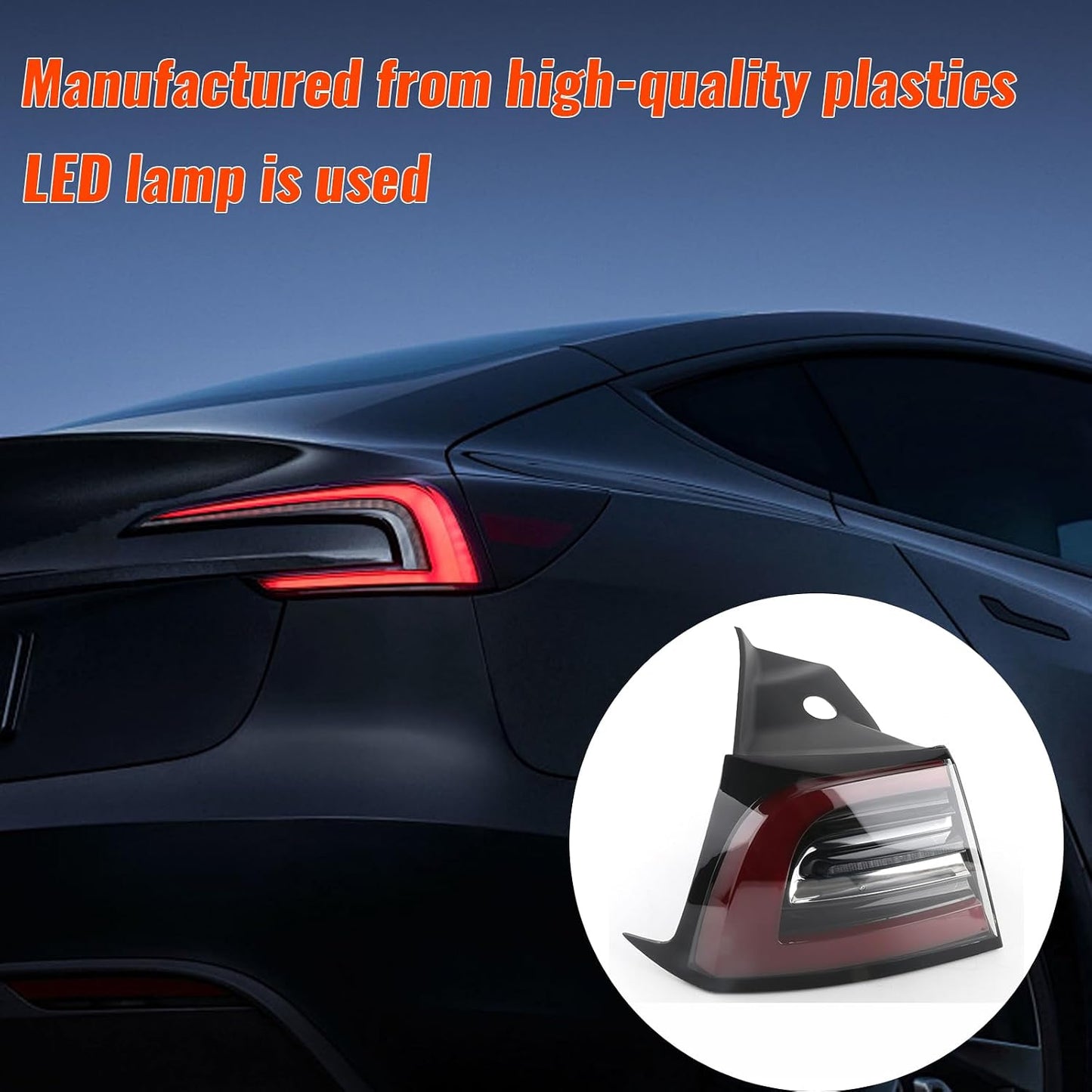 Conjunto lámpara LED exterior Tesla Model 3 17-18