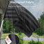 Bandera EE.UU. negra 3x5ft doble costura