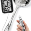 Cuchara ranurada acero inox 14.5pulg freír y escumador