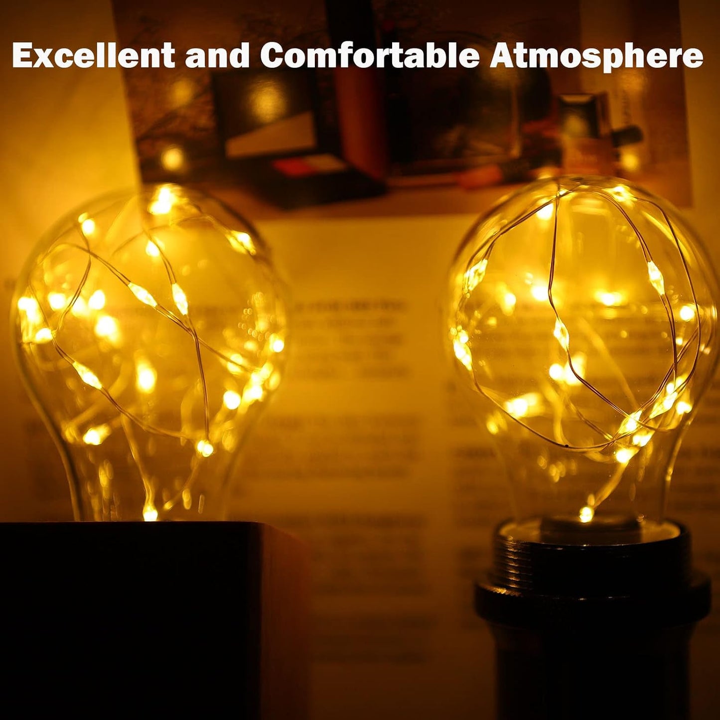 Bombilla LED hadas 2W equivalente 15W base E26 pack 4