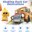 Muñeco pato amarillo decoración coche interiores