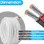 Cable marino 16 AWG dúplex 100pies cobre estañado