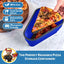 Contenedor pizza reutiliz. 5 bandejas ajustables sin BPA