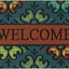 Felpudo bienvenida 18x30" antiderrap goma
