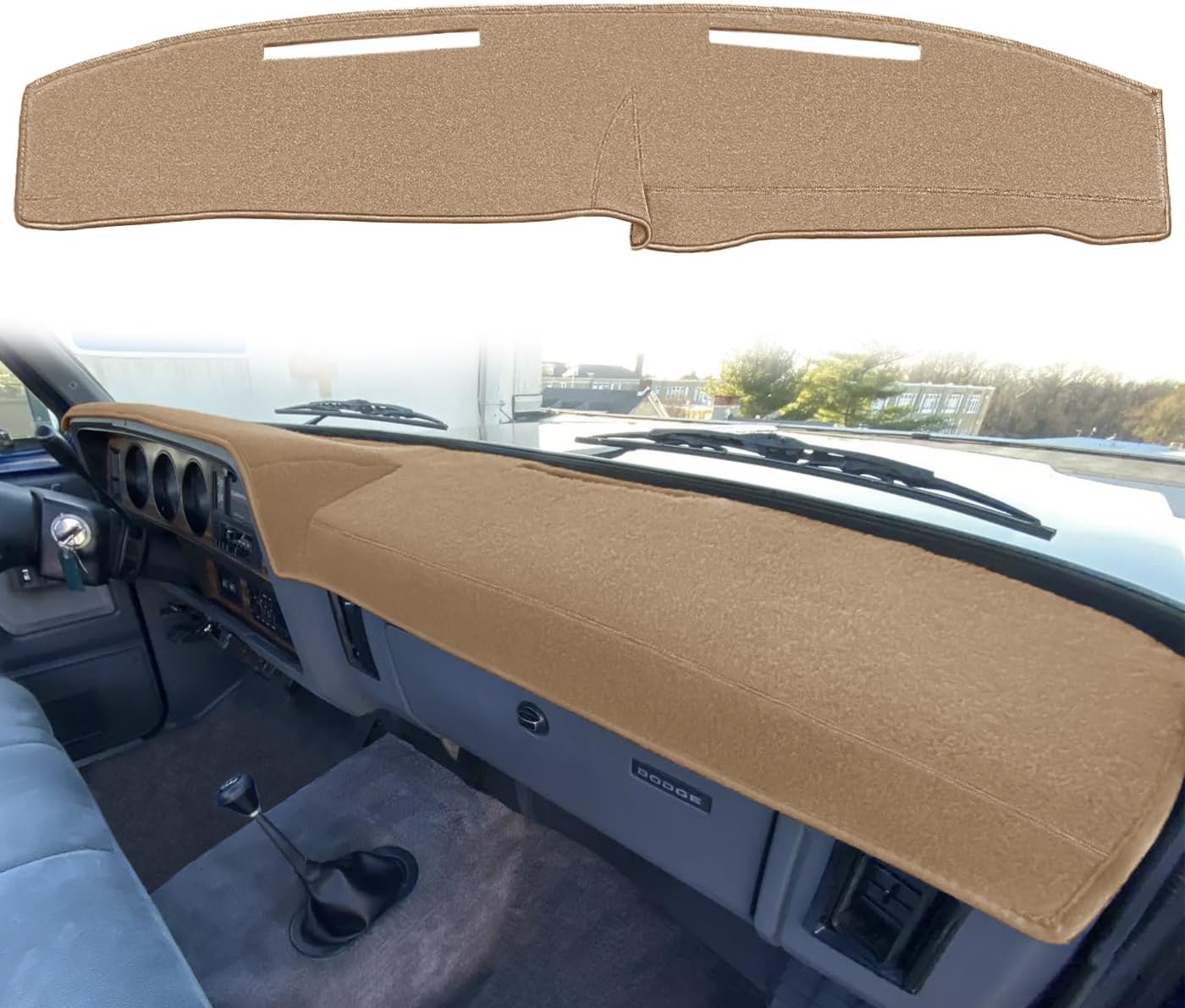 Tapete cubierta tablero Dodge Ramcharger Power Ram Wagon