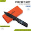 Cuchillo plegable VG10 acero mango G10 4.3" bloqueo eje