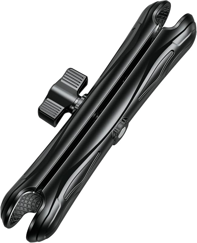 Brazo doble enchufe bola 1.5pulg aluminio 9.1pulg comp RAM C