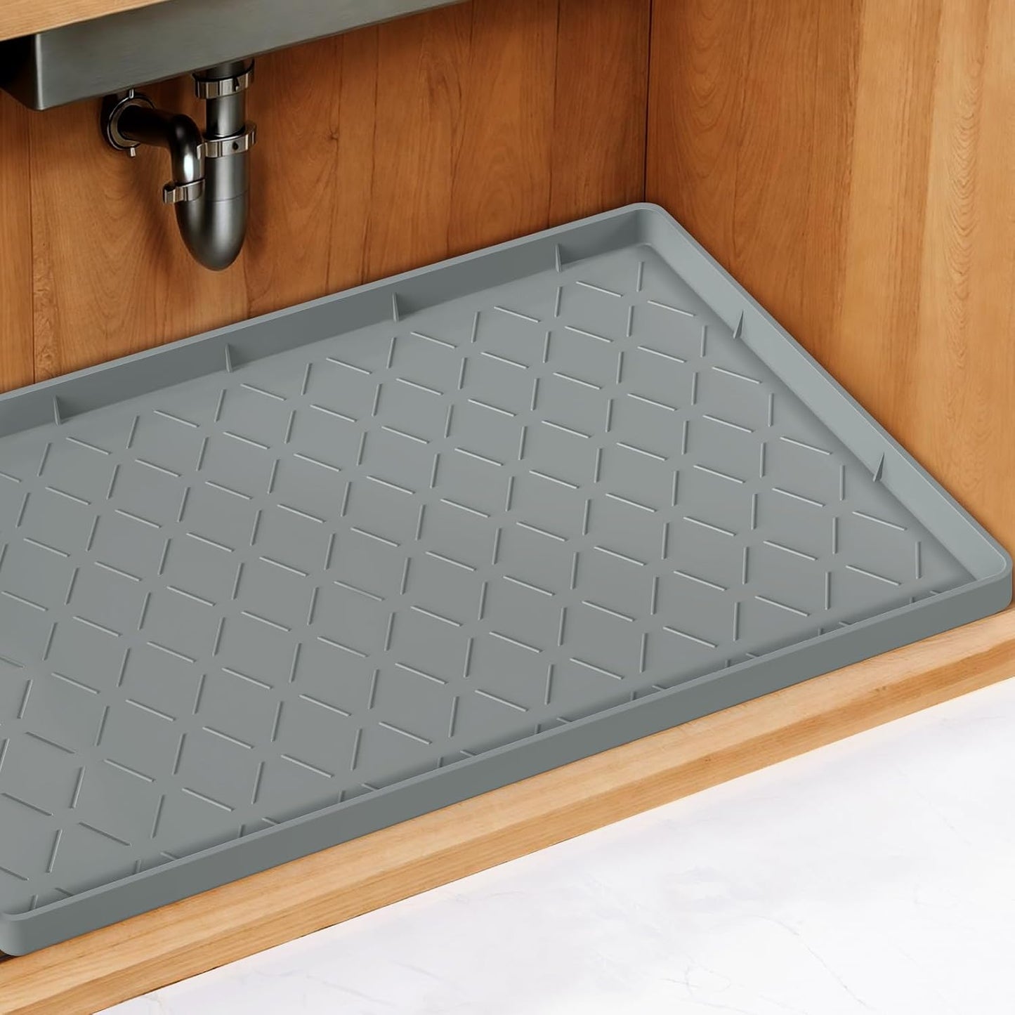 Tapete impermeable para fregadero 34x22" silicona