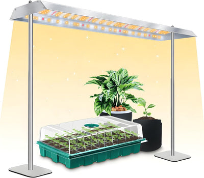Soporte luz crecimiento aluminio 60W espectro completo temporizador