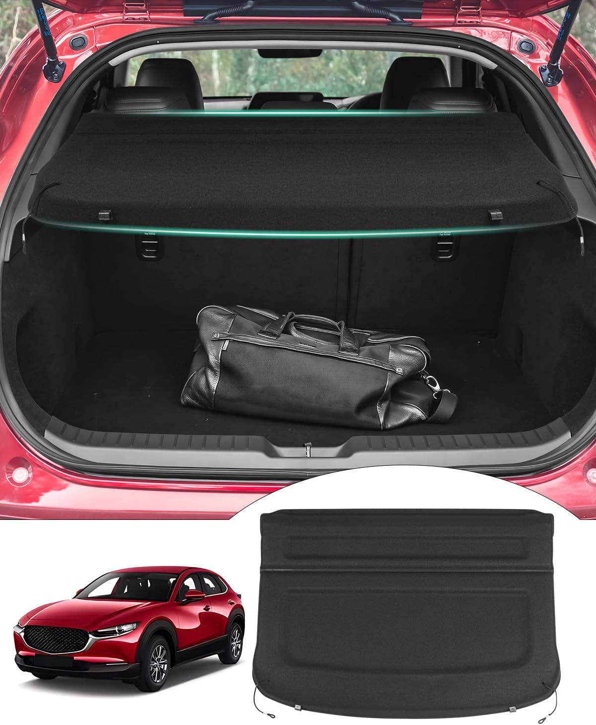 Funda carga Mazda CX30 20-26 cubierta privacidad franela