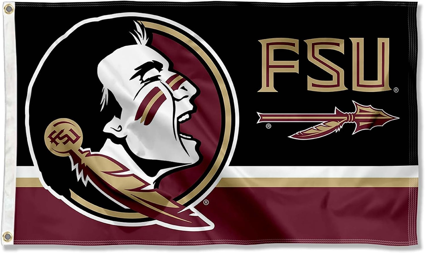 Bandera FSU Noles 3x5 para Decoración de Eventos y Hogar
