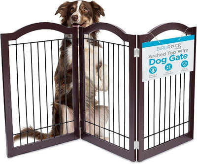 Puerta alambre perros 30" color espresso