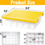 Caja organizadora juguetes 30 compartimentos transparente