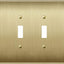 Placa pared acero inox 4.88x8.58pulg pack 1