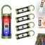 5 Linternas Led Recargables Llavero USB Edc 4 Modos