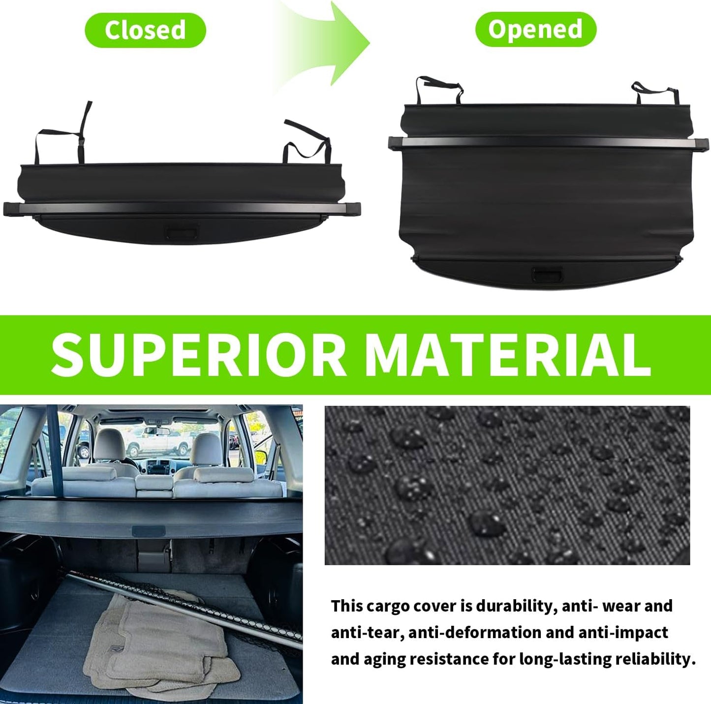 Cubierta maletero Toyota RAV4 Blindaje Sombra