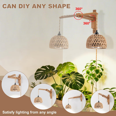 Luz colgante LED 30W espectro completo 4000K para plantas