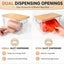 Dispensador bolsas basura apilables madera base antiderrap