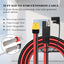 Cable extensión XT60 a SAE 25ft con adaptador inverso