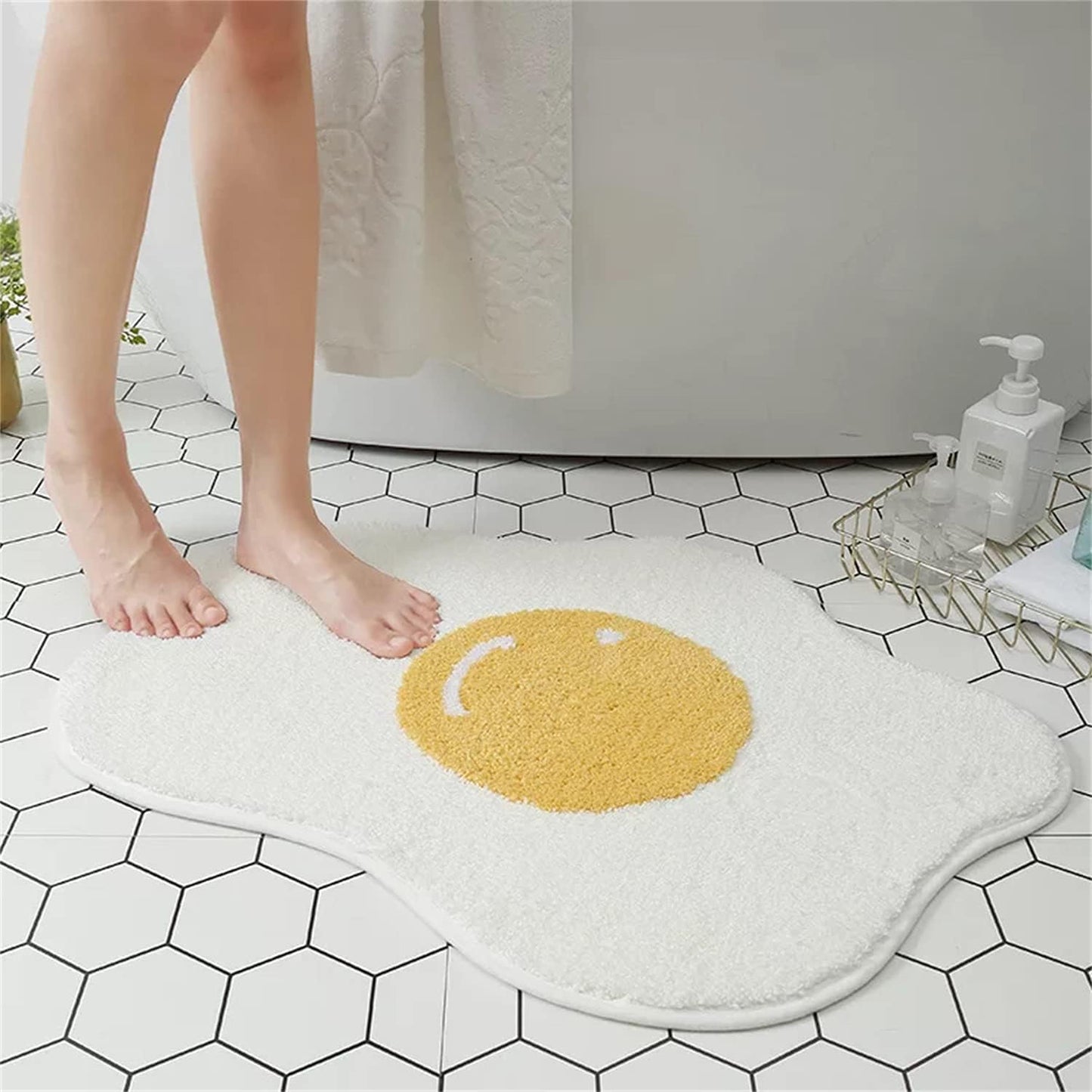 Alfombra baño antiderrap 22x30" diseño adorable