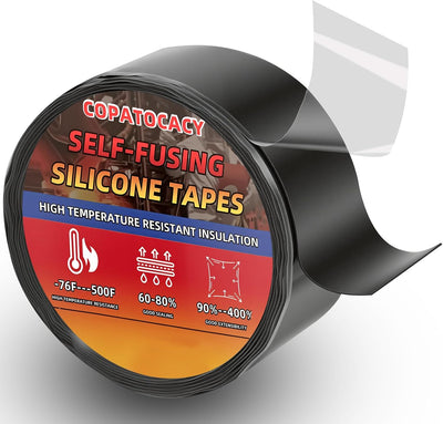 Cinta silicona autofusible 1pulg x5ft uso eléctrico