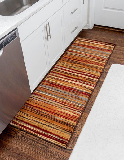 Alfombra Barista Icatu 2x2ft x 10ft Color Marrón/Beige