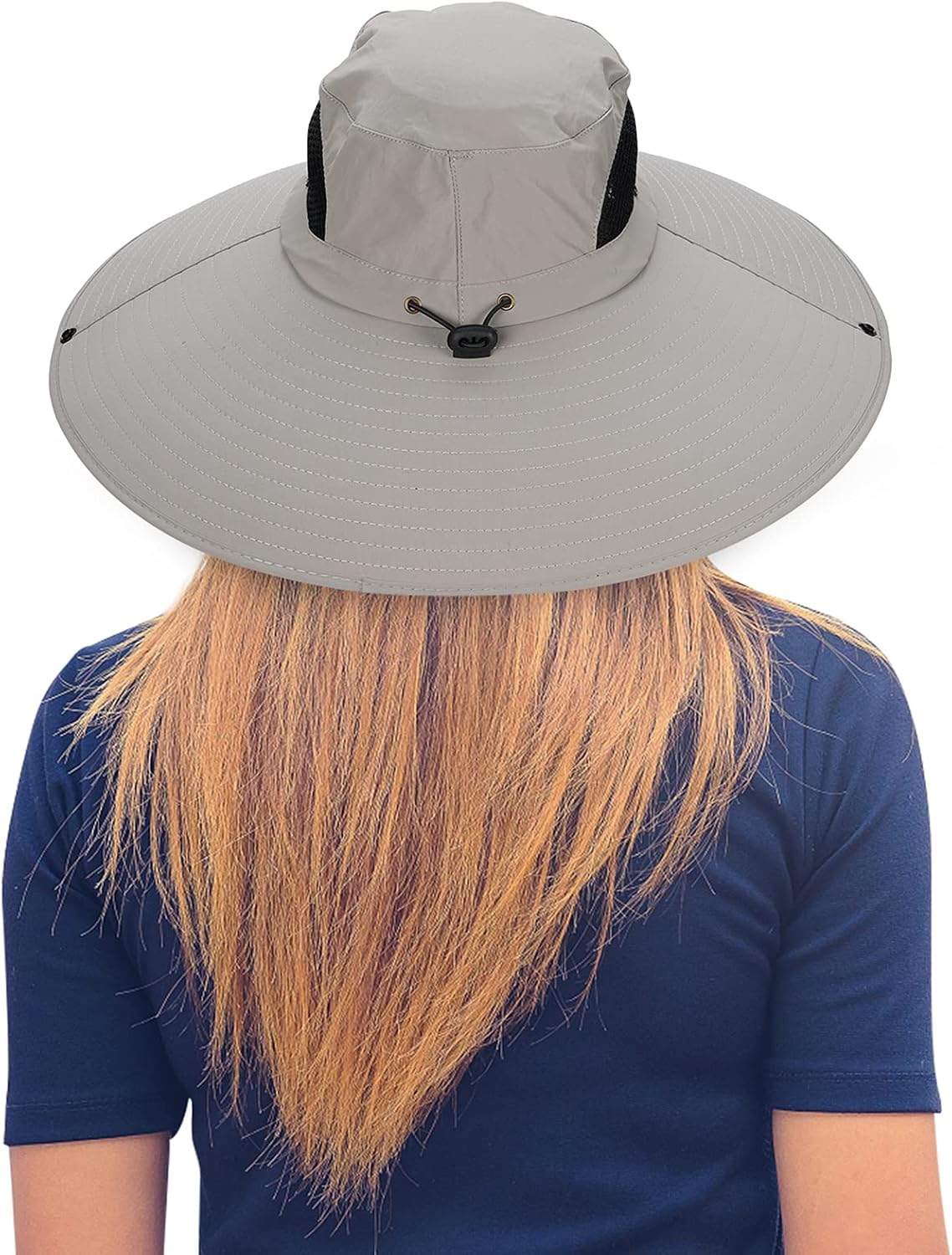 Sombrero sol ala ancha mujer UPF50 impermeable