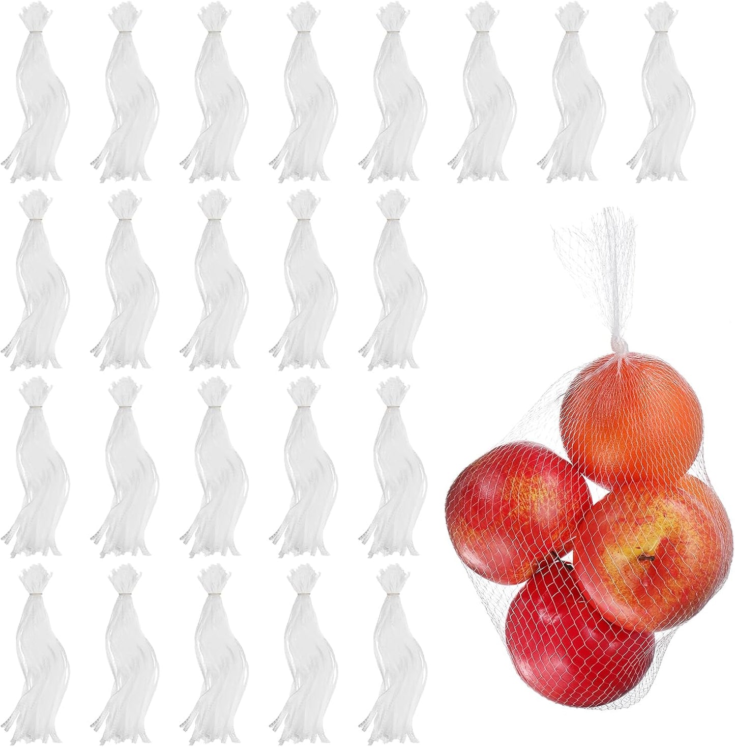 150 bolsas malla nailon 16" reutilizables para alimentos