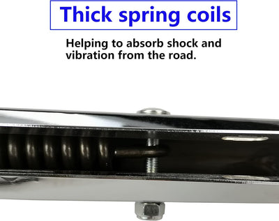 Set 2 soportes acero inox 1-1/8" 30" cintas aluminio