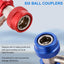 Adaptador R134A rápido 1/4" sistema automotriz