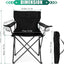Silla camping plegable extra grande con portavasos para adultos