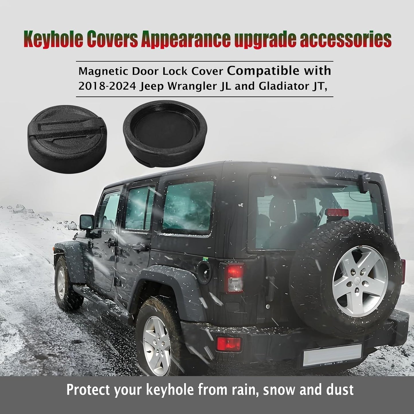 Cubiertas magnéticas puerta Jeep Wrangler JL JK 18-25