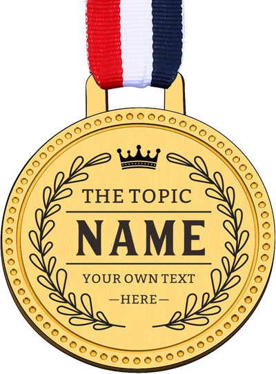 Medallas acero inox personalizadas para estudiantes y eventos