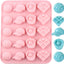 Moldes silicona dulces béisbol 20 cavidades para cupcakes