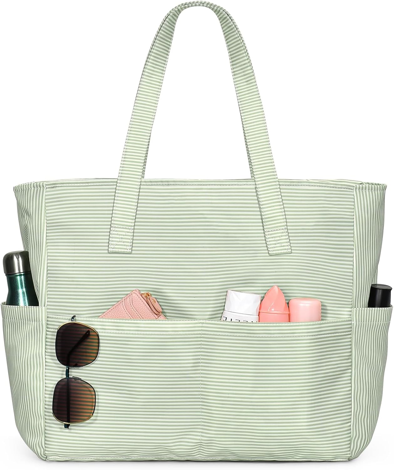 Bolsa playa mujer grande impermeable con cremallera