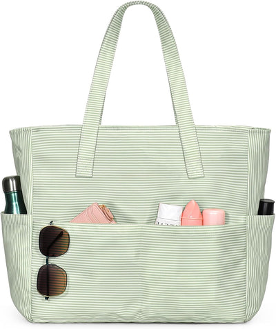 Bolsa playa mujer grande impermeable con cremallera