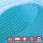 Toldo Vela Rectangular 8x12ft Color Turquesa para Jardín