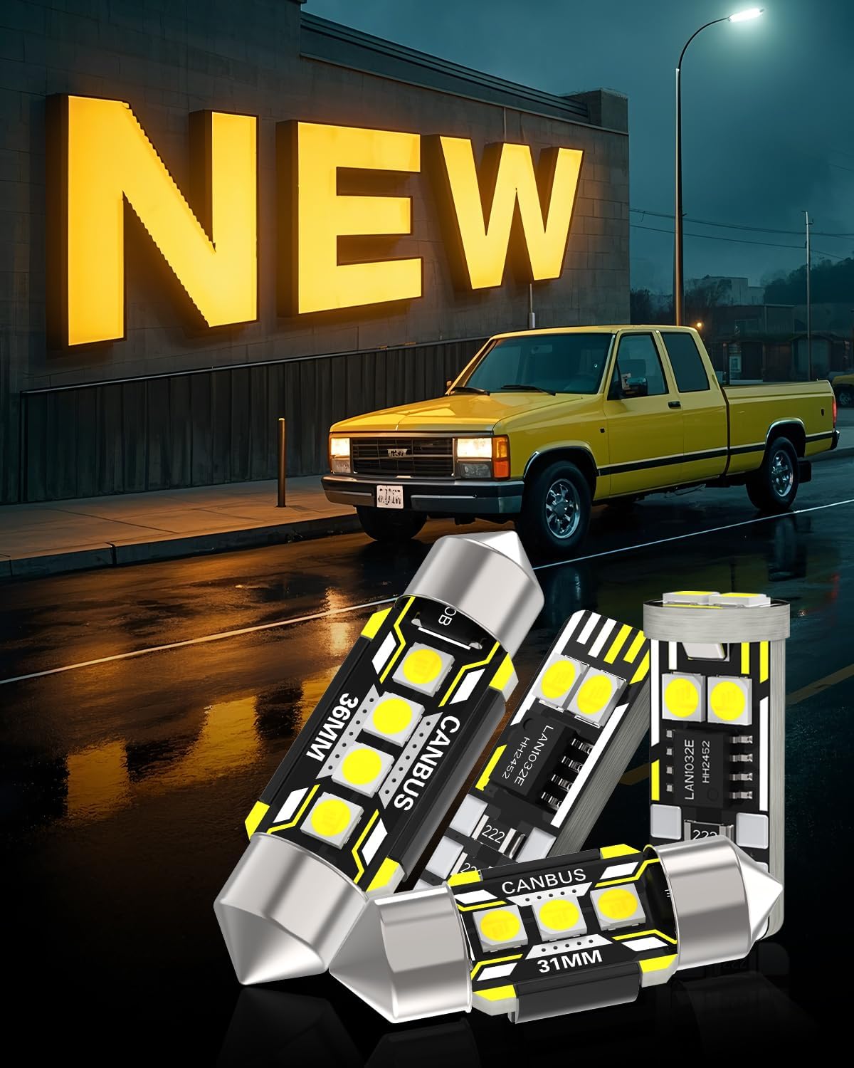 Luz LED interior coche Toyota Highlander 20-24 6000K 11pzas