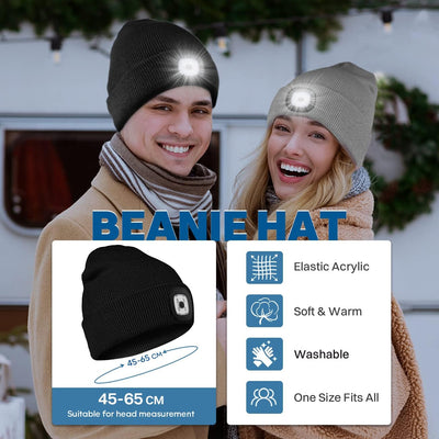 Gorro LED recargable unisex para correr senderismo