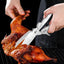Tijeras cocina acero inox para huesos y carne con resorte