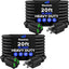 Cable extensión 20ft negro set 2 16 resistente ETL