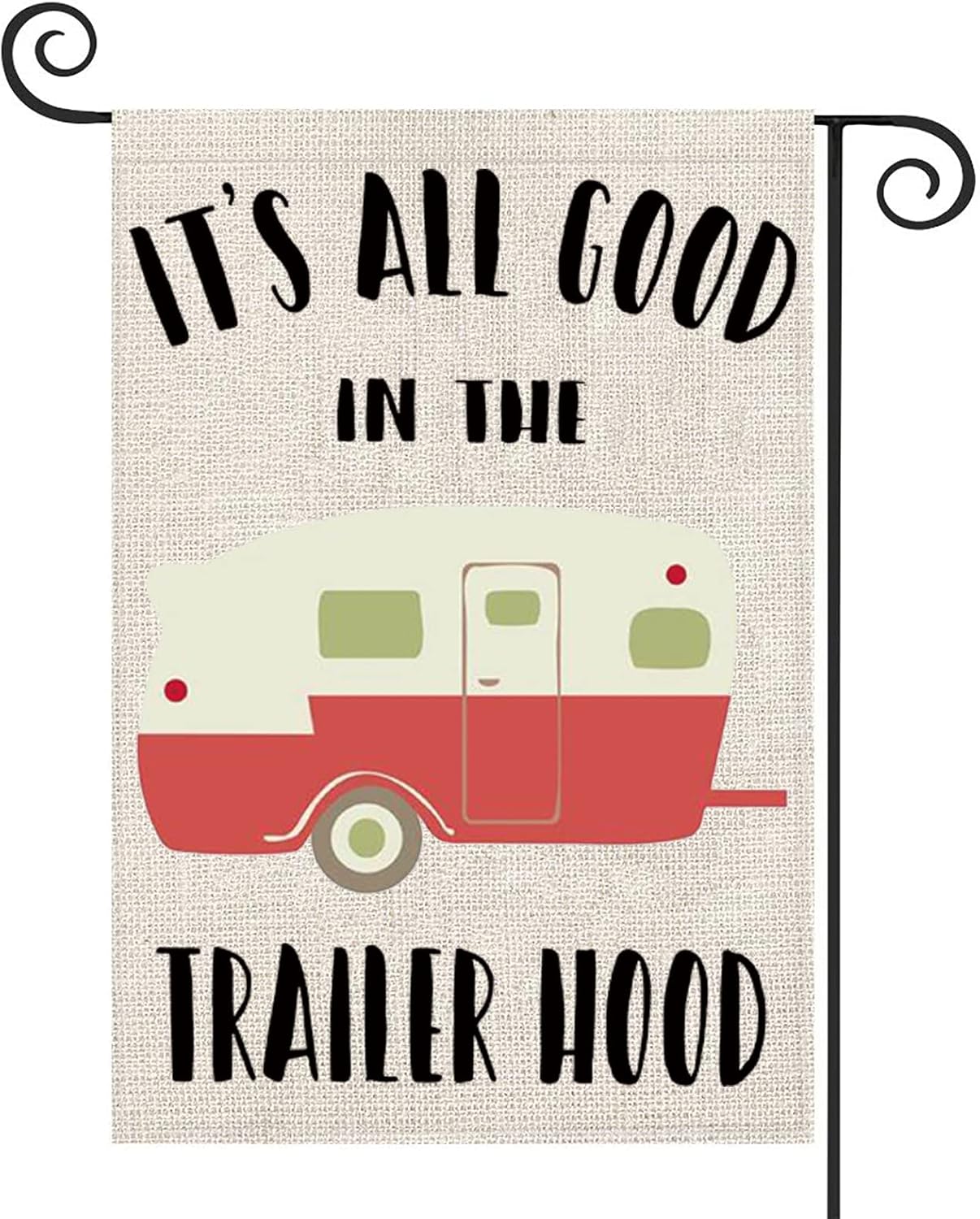 Bandera campamento «It's All Good In The Trail»
