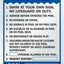 Reglas piscina 14x10" aluminio 40mil azul/negro