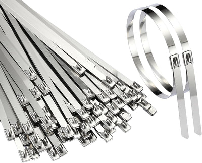 Bridas acero inox 304 15.8pulg multiusos resistentes