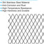 Malla universal parrilla auto 4x4pulg metal perforado