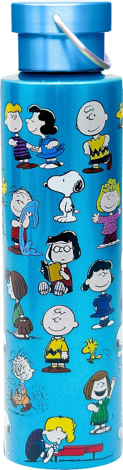 Botella acero inox Peanuts 24oz con tapa giratoria