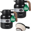Jarra térmica café acero inox 1.3L negro