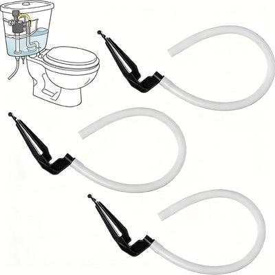 Kit reparación inodoro 3 tubos repuesto clip tanque 9.65pulg